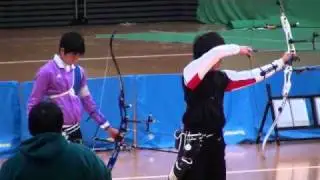 全日本室内アーチェリー選手権大会　男子決勝 All Japan indoor archery tournament