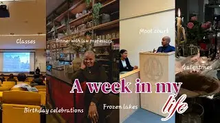 LAW SCHOOL DIARIES: Moot Court, Rew's birthday, dinner with colleagues, endless library hours & more