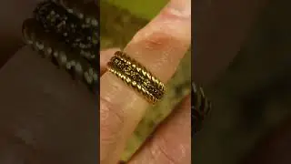 David Yurman 18K Rose Gold Coganc Diamond Eternity Band Ring
