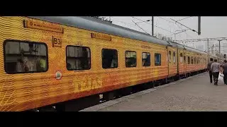 TEJAS RAJDHANI departure from MUMBAI CENTRAL|| 100 subscribers special