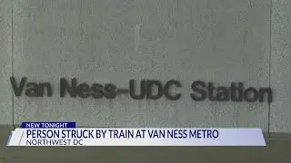 Person struck by train at Van Ness Metro Station