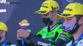 2020 Moto2 European Championship Podium