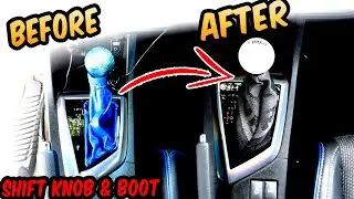 Custom Shift Knob & Shift Boot Installation 2017 Corolla