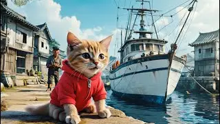 A Fisherman Saved a Drowning Cat What Chibi-Nyan Did Next Will Make You Cry 🐈🐈