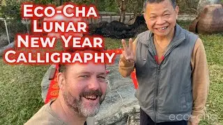 Lunar New Year Calligraphy for Eco-Cha by Tony Lin | Eco-Cha Teas