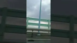 M4 westbound VII, Prince of Wales bridge VI, England/Wales, UK, 25/04/25 #cloudy #motorway #bridge