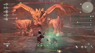 MMORPG Bless Unleashed PC  EU Ranger  -  Big Dragon battle