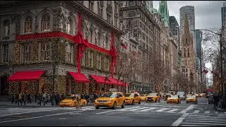 🎄 5th Avenue Christmas Magic! Rockefeller Center Holiday Walk in NYC (Nov 28, 2025)