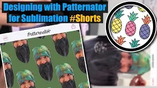 Designing with Patternator App to Sublimate Socks #Shorts