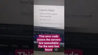 Fortnite LS-0016 Error code after new update fix #fortnite #error