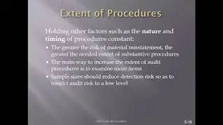 Chapter 5   Audit Evidence and Documentation