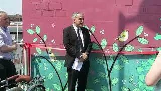 Chorlton Arts Festival 2023 10: Unveiling the Chorlton Metrolink Lift Shaft  Mural