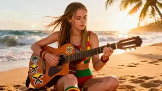 LIVE &bull; Blue-Eyed Reggae Breeze Acoustic Island Guitar Mix|Chill Beach Vibes for Relax & Good Energy