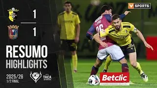 Resumo: Fafe 1-1 Torreense (Ta&ccedil;a de Portugal 25/26)