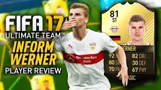 FIFA 17 IF WERNER (81) *OVERPOWERED* PLAYER REVIEW! FIFA 17 ULTIMATE TEAM!