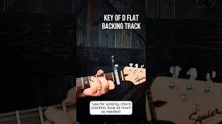 JAM TRACK IN D FLAT #backingtrack #solo #jam #ambient #echo #reverb #guitar #practice #shorts
