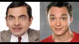 And for the lady, perhaps a Salad (Terry Crews White Chicks) &mdash; Mr  Bean & Sheldon Cooper
