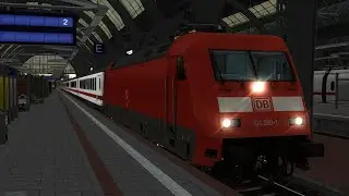 Train Simulator 2022 | F&uuml;hrerstandsmitfahrt | IC nach Karlsruhe (Linusf BR101 Soundupdate)