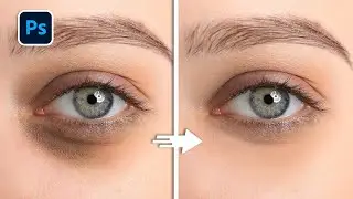 Удалить черные круги под глазами в Photoshop менее чем за минуту