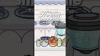 ASMR 🧃 HEALTHY SMOOTHIES 🧊 AVATAR WORLD 🫐 #shorts #avatarworld