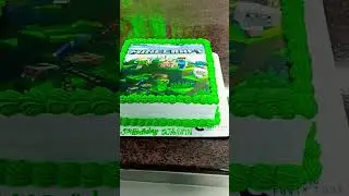 Minecraft gaming cake design and decoration #food #cake #chandigarh #punjab
