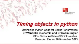 Optimizing Python Code for Better Performance &ndash; Timing objects in python (1 of 8)