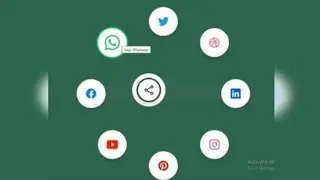 Animated social circular share menu using Html&css|socialmedia share button|circular navigation menu