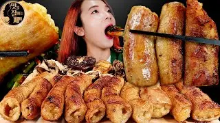 [Mukbang]🤤통대창! 바삭촉촉 육즙팡팡 통대창 구워먹기😋GRILLED BEEF LARGE INTESTINES DEACHANG ASMR  | 쎄미