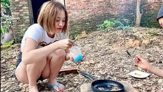 Lisa's Daily Life: Lisa Daily Life - Fried Crickets With Butter - Summer food