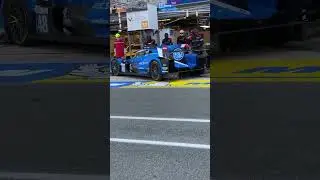 Arrival of our LMP2 for a Pit Stop at Le Mans in style 🔥