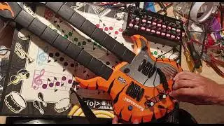 Автор CV для игрушечной гитары Circuit Bent Double Neck от Psychiceyeclix #circuitbent #guitar #e...