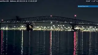 Baltimore Bridge Collapse - Live Police Dispatch Audio - Francis Scott Key Bridge