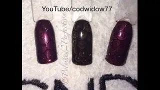 Snakeskin / tortoise shell CND Shellac design!