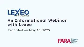 An Informative Webinar with Lexeo Therapeutics