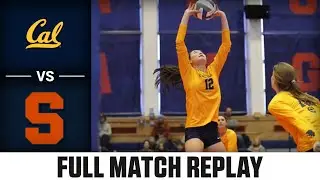 Cal vs. Syracuse Full Match Replay | 2024 ACC Volleyball