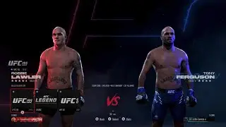EA SPORTS UFC 5 Lawler headkick combo KO
