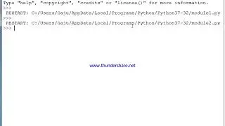 module namespace example