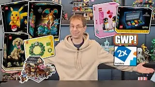 Все наборы Lego, выходящие в феврале | Двойные баллы и подарки за покупку!!!