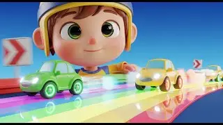 The Wheels on the Rainbow Bridge | Fun Kids Rhyme & Learning Animation 2025