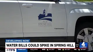 Water bills could spike in Spring Hill