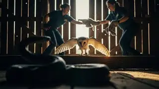 Professional Wildlife Team Rescues Barn Owl in Kansas