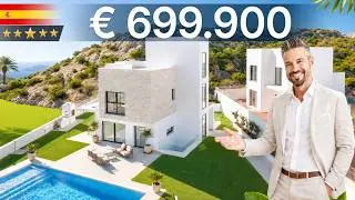 Stunning New Build Villa in Finestrat with Sea View 🌊 Private Pool & Garden