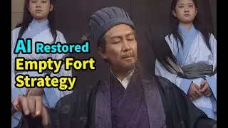 【4K 60FPS】Empty Fort Strategy - Romance of the Three Kingdoms 【AI Restoration】