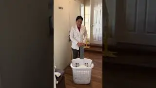 Linen basket for transport