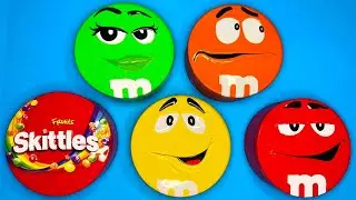 Satisfying Video | Unboxing Yummy Skittles & M&M'S Candy From Funny Boxes ASMR