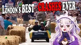 Henya React To London's BEST CRASHES EVER By Legends Of Soapbox Racing
