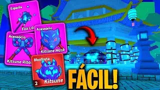 Como Achar a Ilha da Kitsune RÁPIDO e PEGAR TUDO no Blox Fruits!