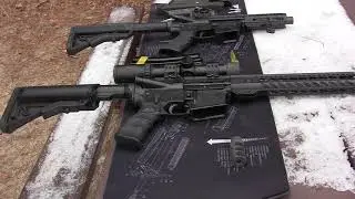AR-15 Silent Spring system and Muzzle Brake