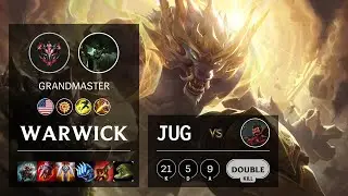 Warwick Jungle vs Graves - NA Grandmaster Patch 10.20