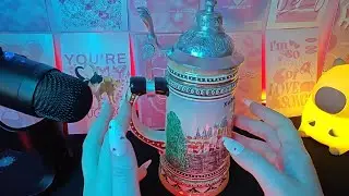 АСМР таппинг по необычной кружке (с эхом) ✨